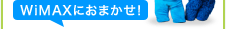 WiMAXにおまかせ！