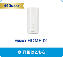 WiMAX HOME 01 詳細はこちら