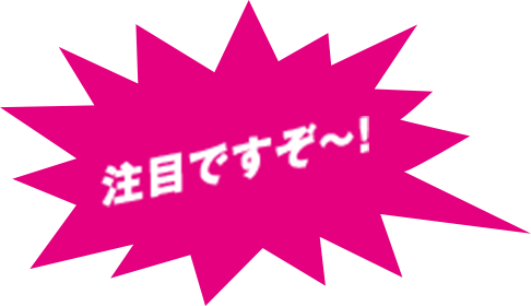 注目ですぞ~!