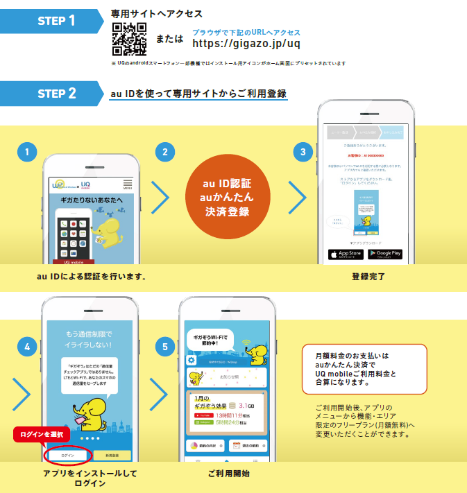 Au Idご利用者さま向け ギガぞうスタンダードプラン For Uq Mobile Au Id対応プラン の提供について 公式 Uqコミュニケーションズ