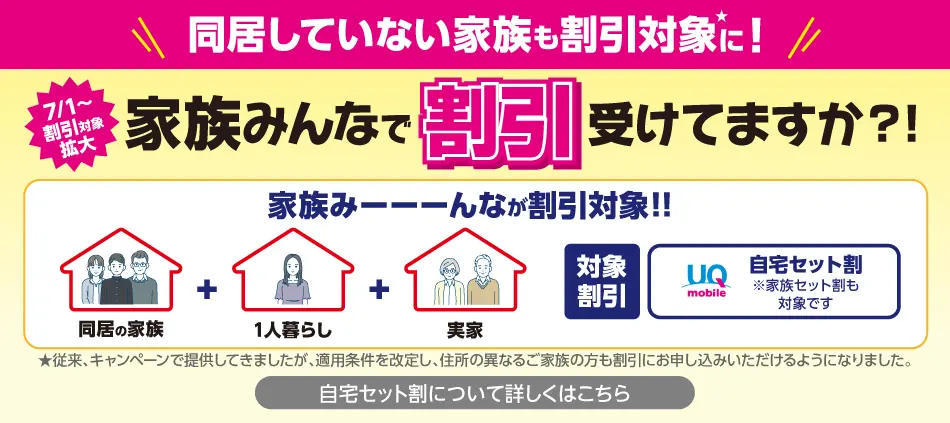自宅セット割