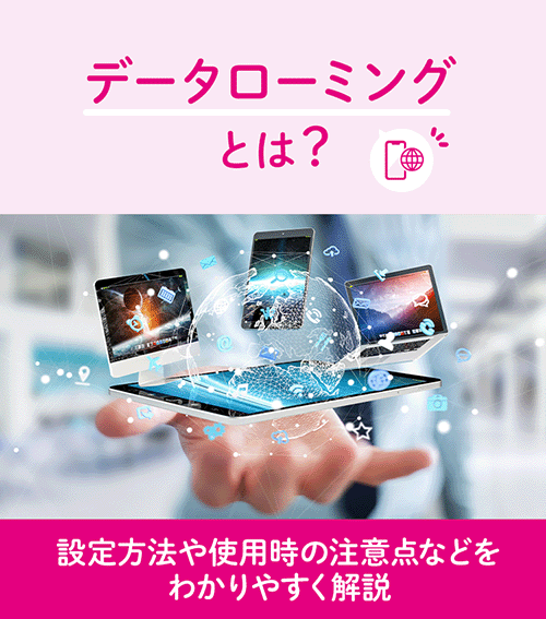 データローミングとは？設定方法や使用時の注意点などをわかりやすく解説