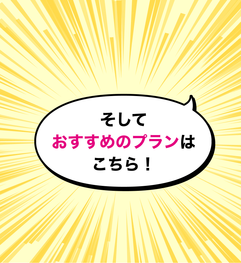 スマホ詳しい方：そしておすすめのプランはこちら！