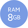 RAM 8GB