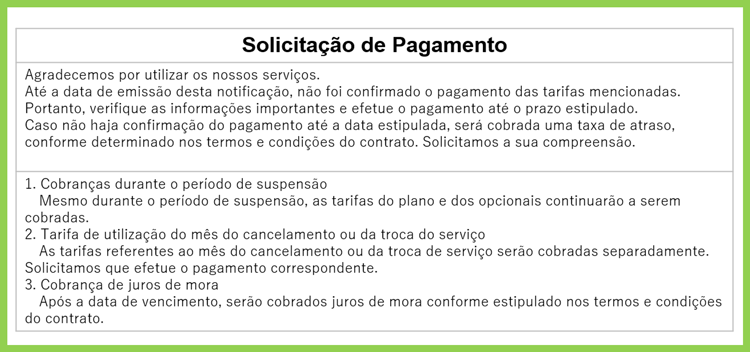 Boleto de Pagamento (Aviso de Rescisão de Contrato)