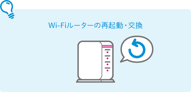 Wi-Fiルーターの再起動・交換