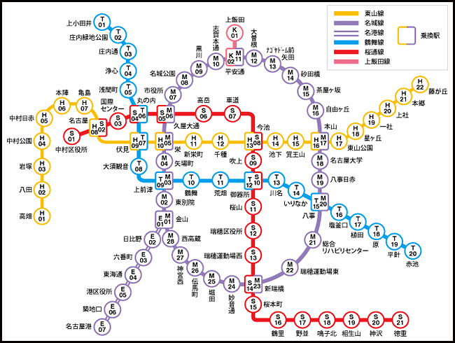 地下鉄 桜通 線 路線 図